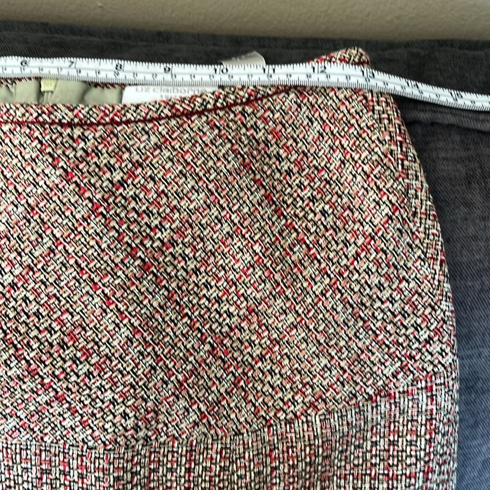 Liz Claiborne Pink Tweed Skirt Set - Picture 4 of 4